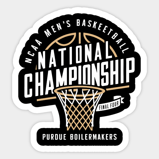 Purdue Boilermakers Final Four 2024 Sticker by YASSIN DESIGNER